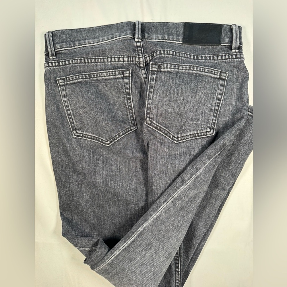 Lafayette 148 New York Dark Gray REEVE Straight Leg Jeans. Quiet luxury - Picture 6 of 6
